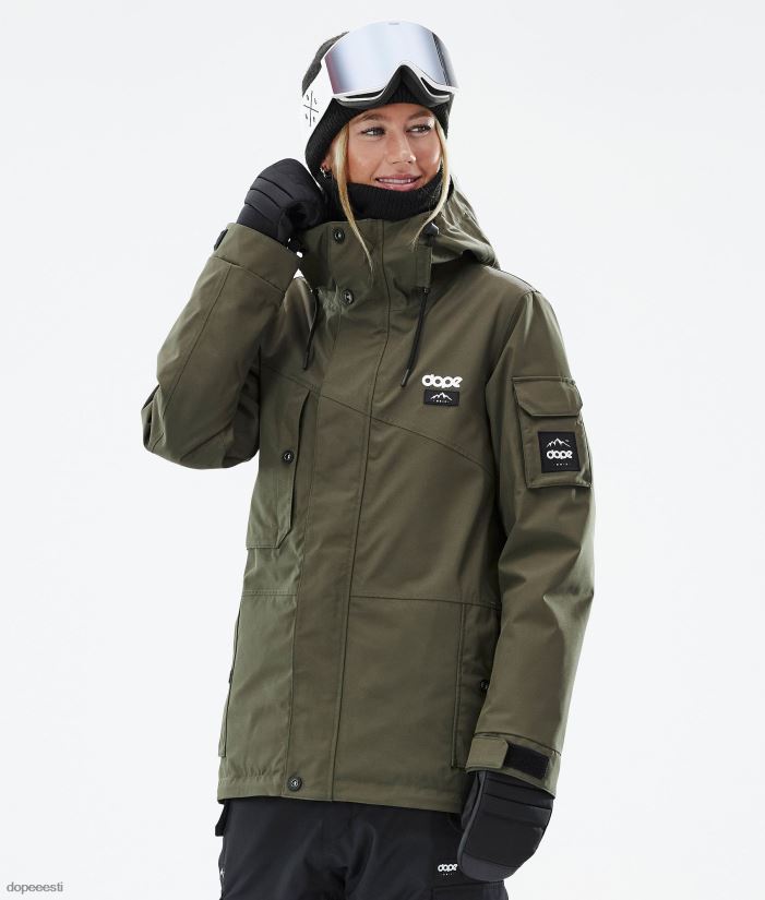 dope_snow_eesti_naised_vilunud_lumelaua_jope_dope_oliiviroheline_b62vtf529.jpg Dope Snow Eesti - naised vilunud lumelaua jope Dope oliiviroheline B62VTF529 - Image 1