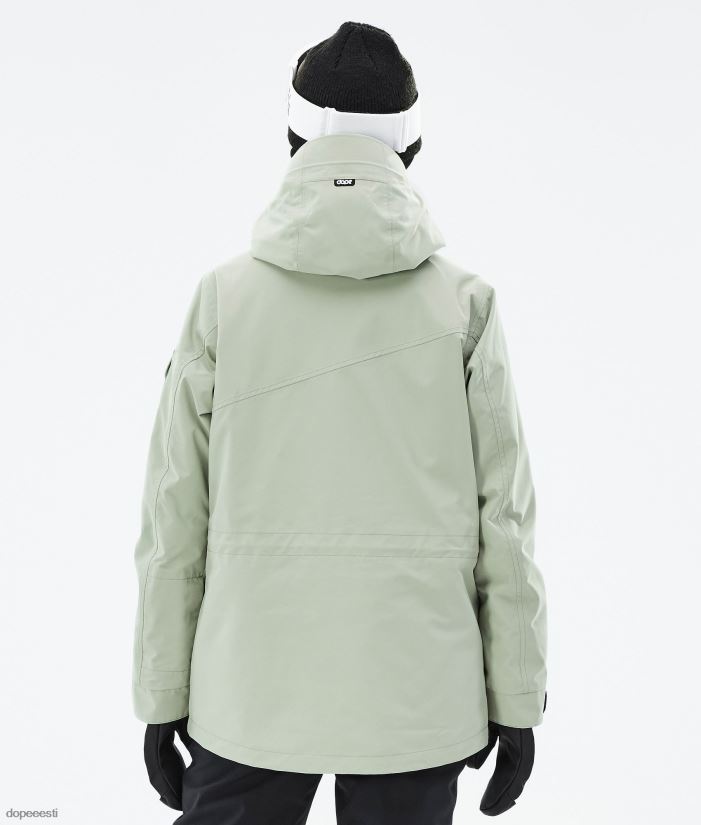 Dope Snow Eesti - naised vilunud lumelaua jope Dope pehme roheline B62VTF530 - Image 9