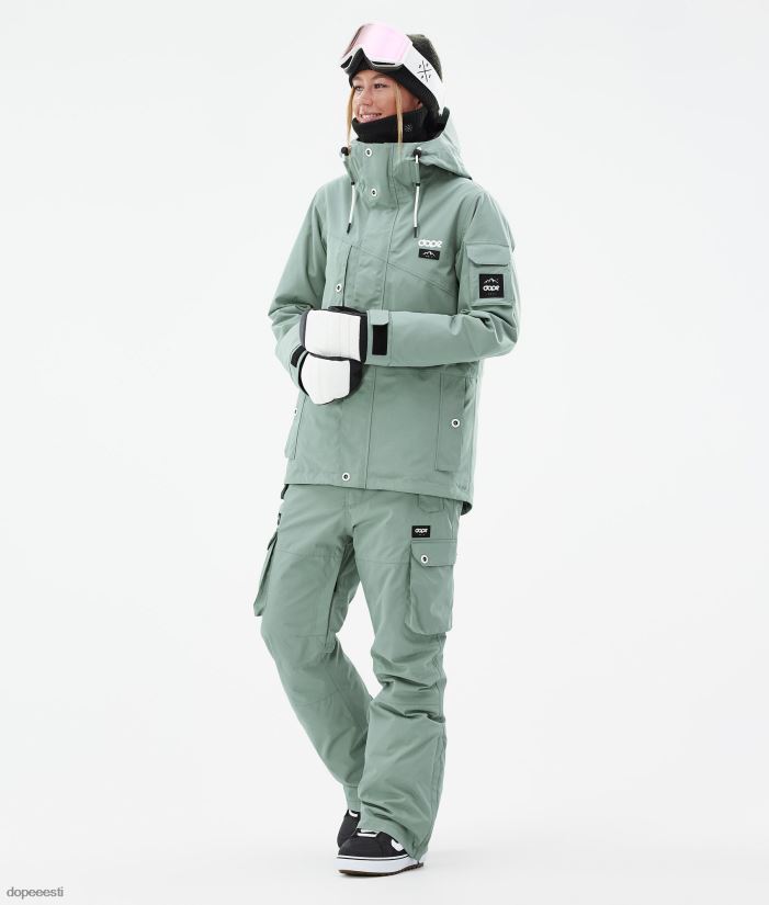 Dope Snow Eesti - naised vilunud lumelaua jope Dope tuhmunud roheline B62VTF511 - Image 11