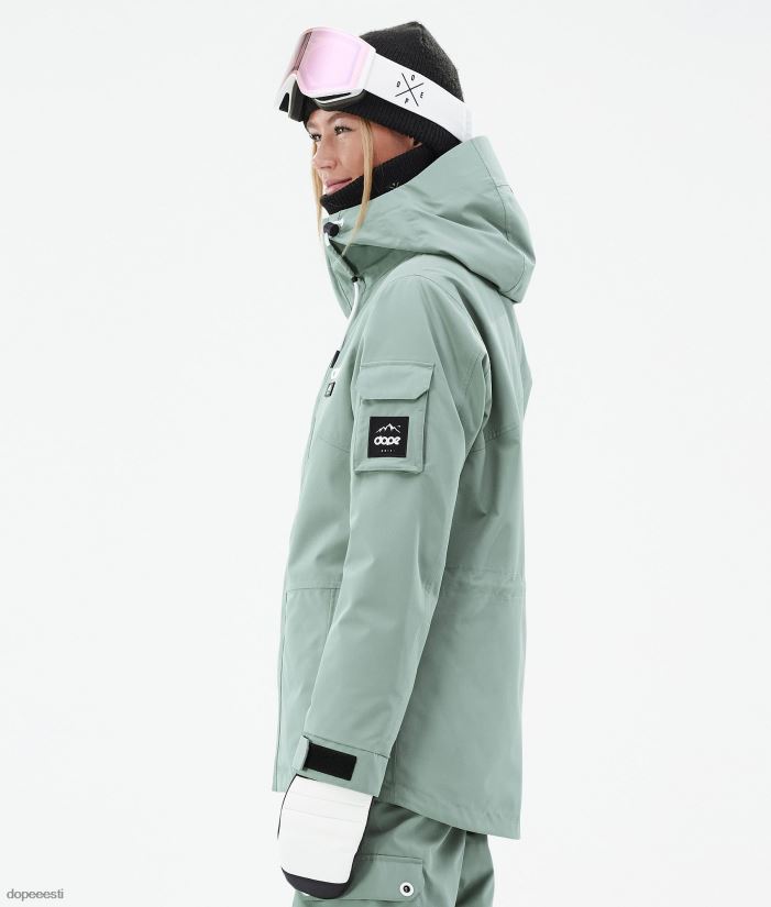 Dope Snow Eesti - naised vilunud lumelaua jope Dope tuhmunud roheline B62VTF511 - Image 6